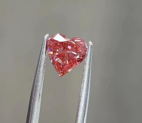 1.15 عیار مصنوعی CVD قلب صورتی الماس برش مصنوعی آزمایشگاه رشد یافته