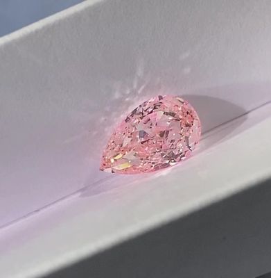 تزئینات جواهرات با الماس صورتی VS1 شکل برش گلابی Lab Grown Pink Diamonds