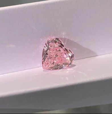 انسان ساخته شده آزمایشگاه رشد گلابی CVD الماس شکل قلب 1.8ct-2.5ct VS-VVS
