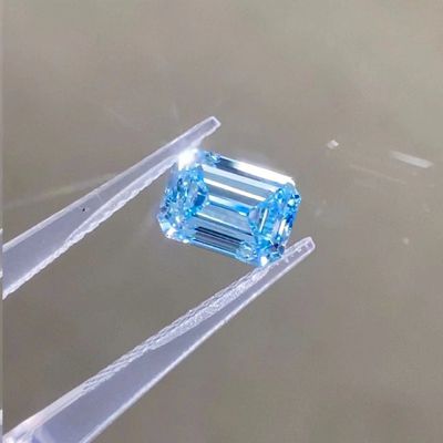 ZKZ الماس 10 Mohs آبی زمرد برش آزمایشگاه رشد CVD الماس 1-1.6ct