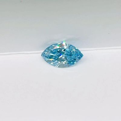10 Mohs Loose Lab Made Blue Diamonds Marquise Cut دارای گواهی IGI