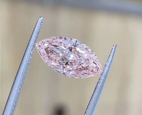 2.54ct لابراتوار CVD الماس های صورتی بزرگ شده مارکیز برش درخشان