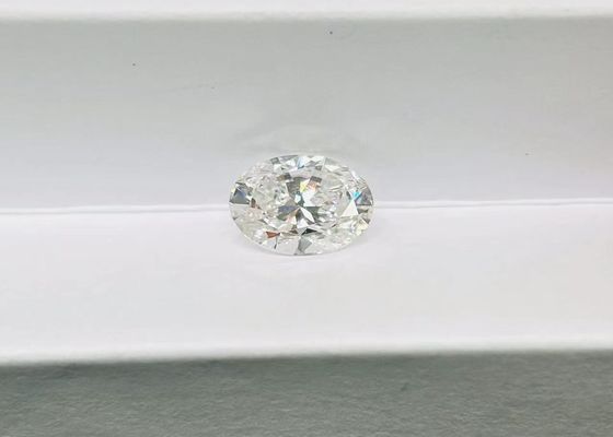 2.1ct شکل بیضوی آزمایشگاهی رشد CVD الماس IGI گواهینامه G VVS 2EX