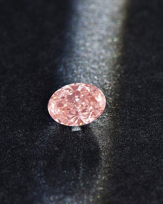 Loose Lab Made Diamonds Lab Grown Diamond Pink CVD Diamond Prime Source الماس سست بیضی