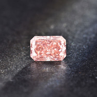 حلقه نامزدی 10 Mohs Carbon Lab Grown Pink Diamond دارای گواهینامه IGI