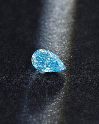 10 موز پیر لوز لابراتوار رشد الماس آبی 1.0ct-1.8ct IGI گواهینامه