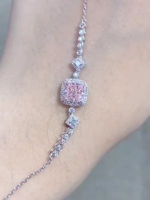 دستبند الماس ساخته شده از لابراتوار