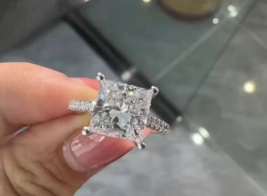 لابراتوار ساخته شده الماس جواهرات شاهزاده خانم لابراتوار رشد الماس جواهرات حلقه الماس گوشواره ها
