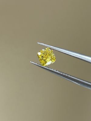 الماس های پرورشی آزمایشگاهی کوشن، الماس های دارای گواهی IGI، الماس های زرد آزمایشگاهی ساخته شده، HPHT