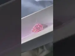 VS1-VVS1 Lab Made Pink Diamond Pear Modified Brilliant Cut 1.1ct-1.5ct
