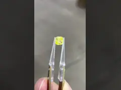 الماس شل بالشتک HPHT Lab Grown Yellow Diamond Certified Diamonds Synthetic